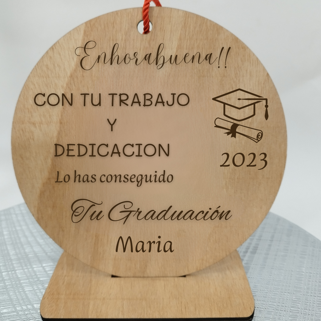 PLACA DE MADERA
