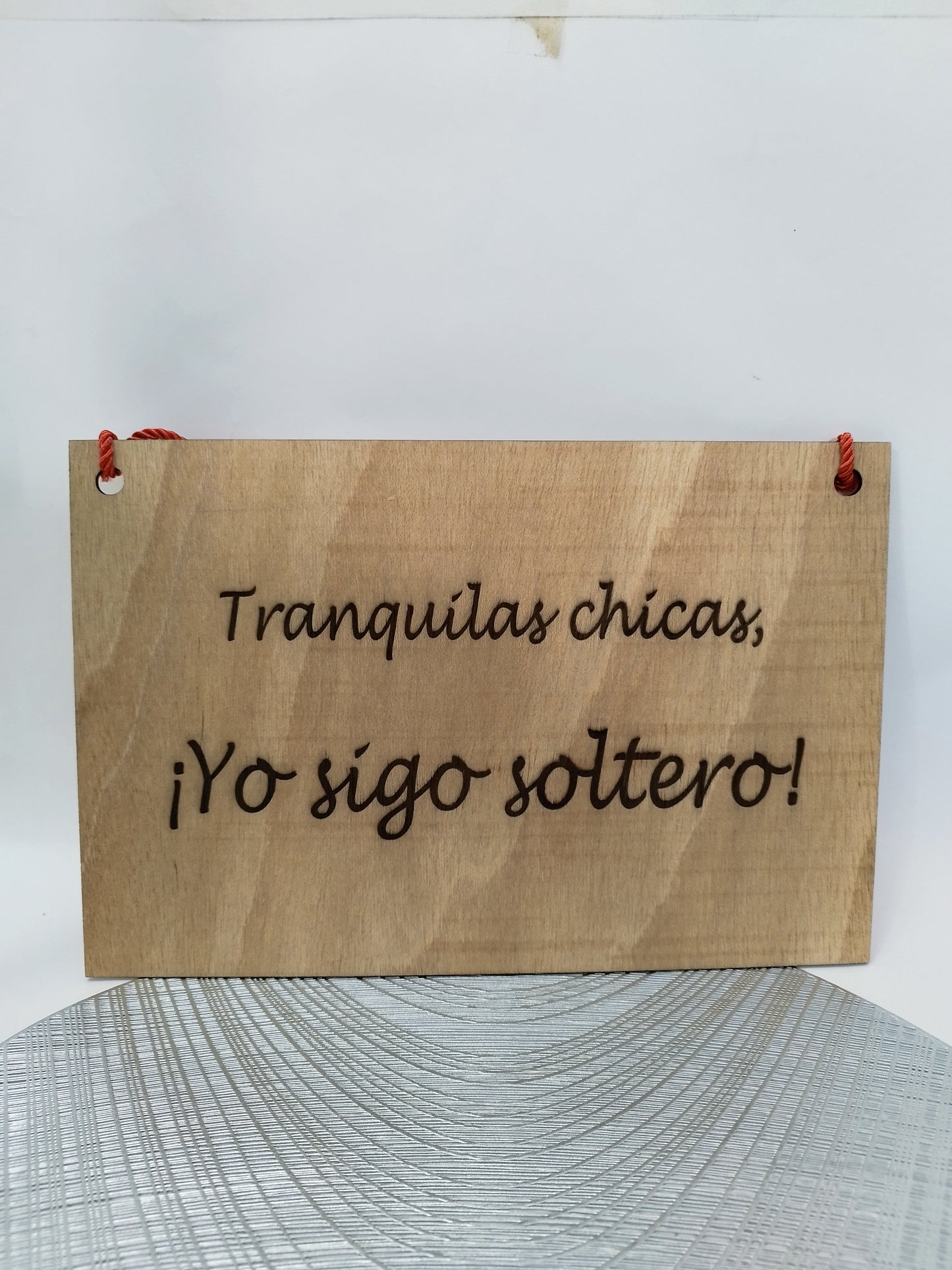 CARTEL DE MADERA PERSONALIZADO "PAJE"