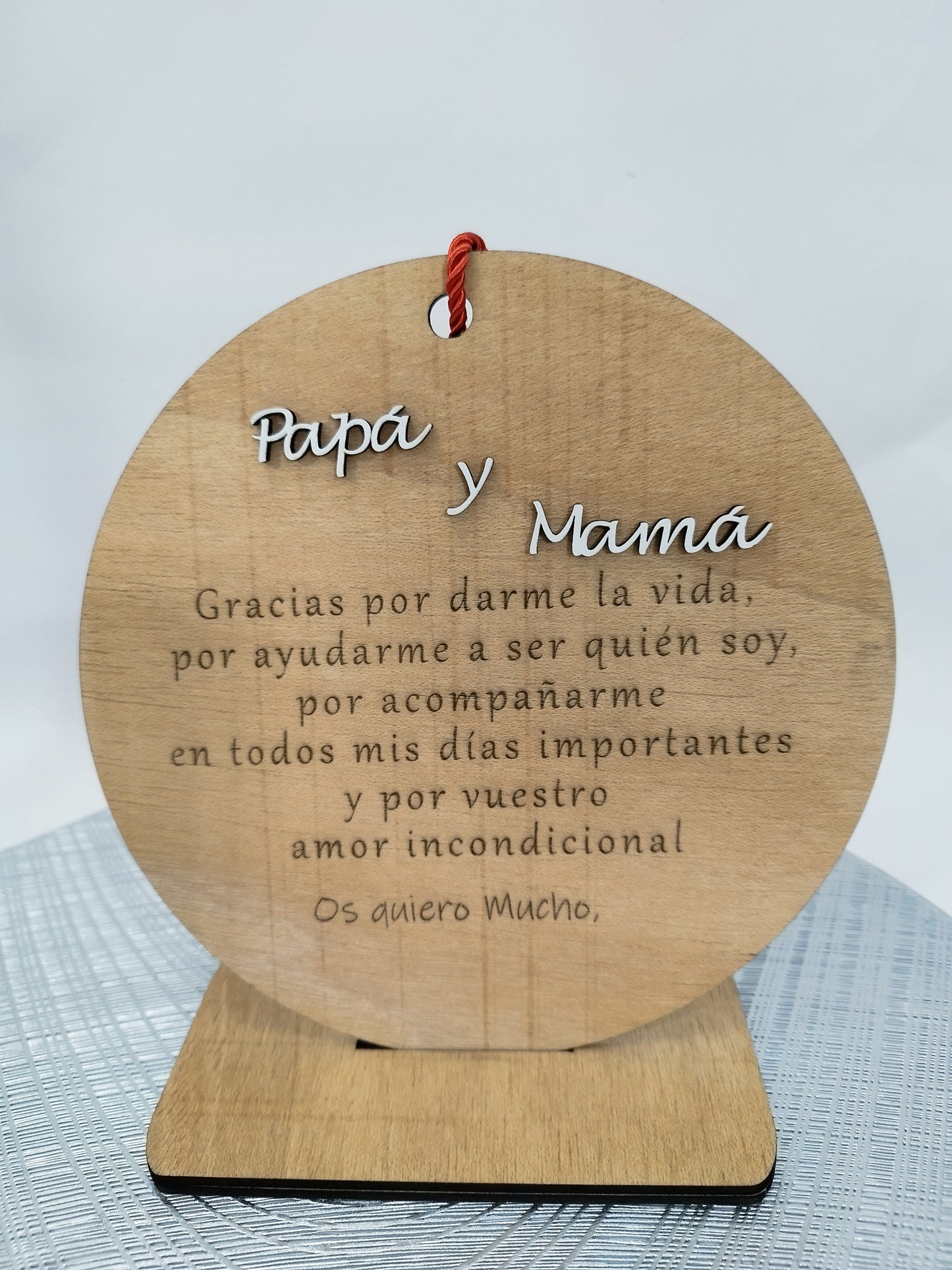 PLACA DE MADERA