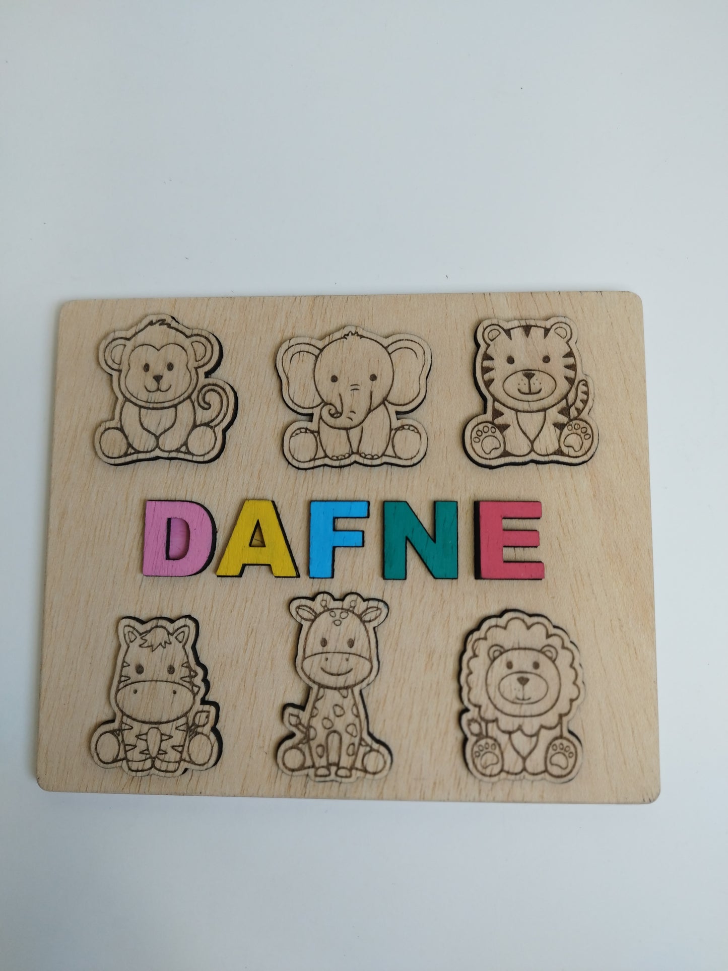 PUZZLE INFANTIL PERSONALIZADO CON EL NOMBRE