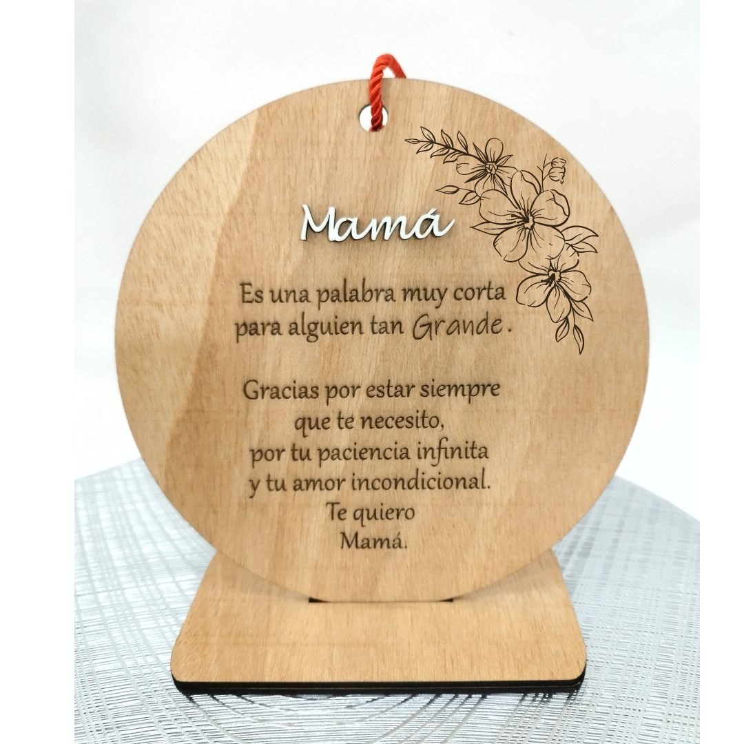 PLACA DE MADERA