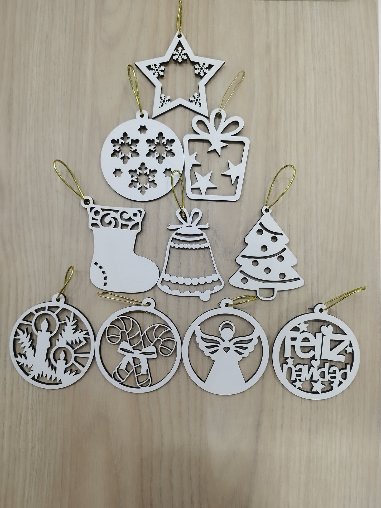 Pack Decorativo para Árbol y Hogar 10 ud.