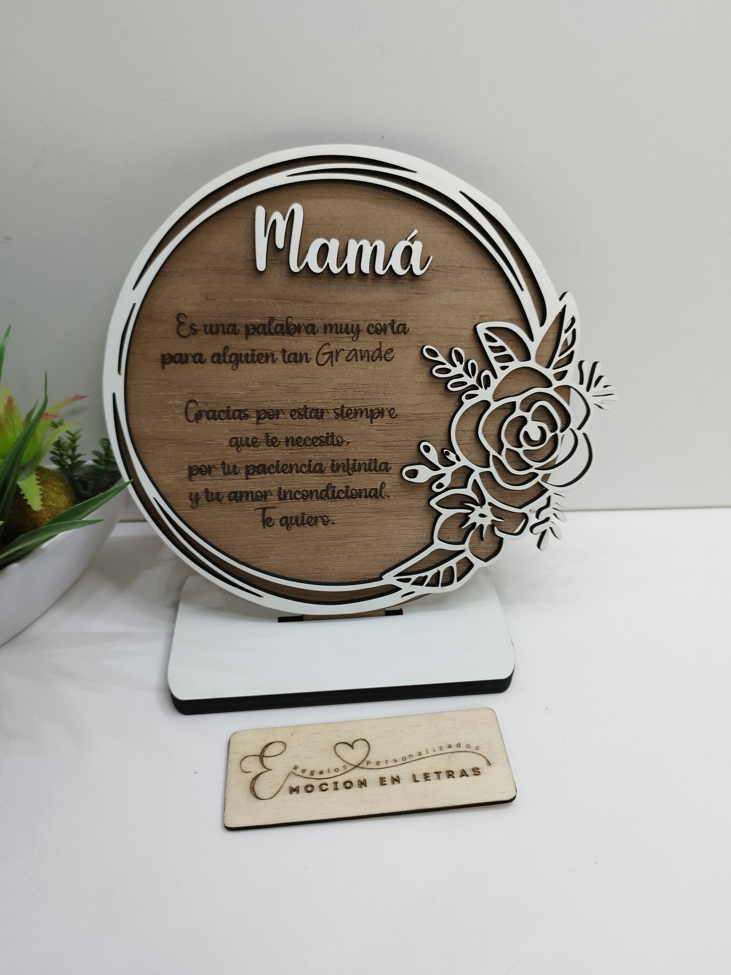 PLACA DE MADERA