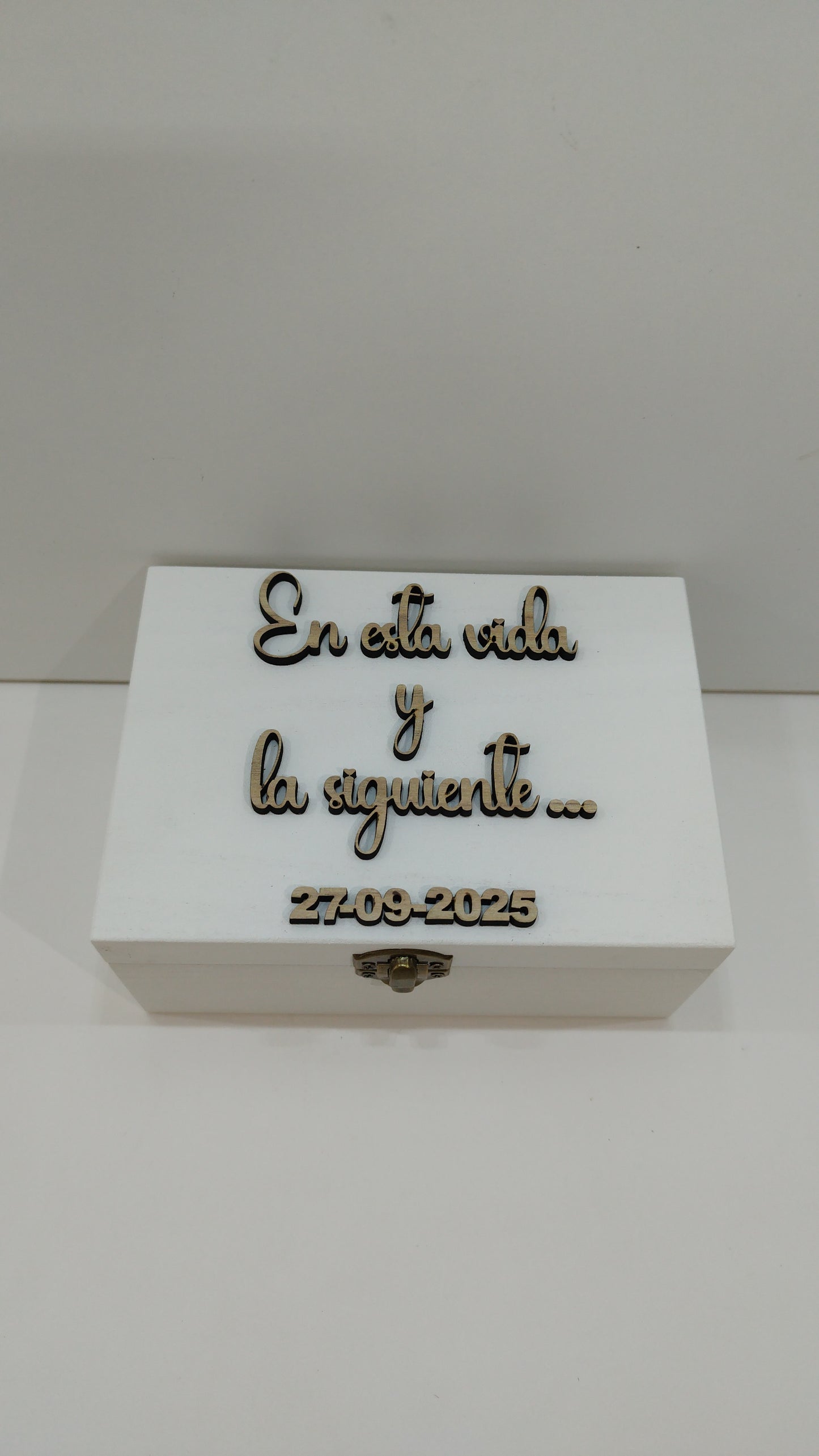 CAJA DE RELOJ PREMIUM BLANCA