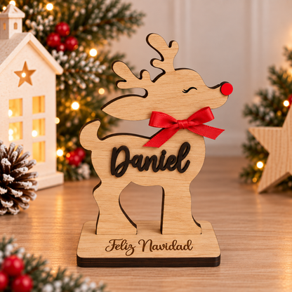 reno de Navidad personalizado, renos de Navidad personalizados, renos de madera personalizados, decoración navideña personalizada, decoración de Navidad en madera, adorno de Navidad personalizado, adorno navideño de madera, renos con nombres, reno personalizado con nombre, familia de renos personalizada, renos navideños con nombres, decoración navideña familiar, decoración Navidad familiar, regalo de Navidad personalizado, regalo navideño original, regalo personalizado para Navidad, decoración de Navidad pa