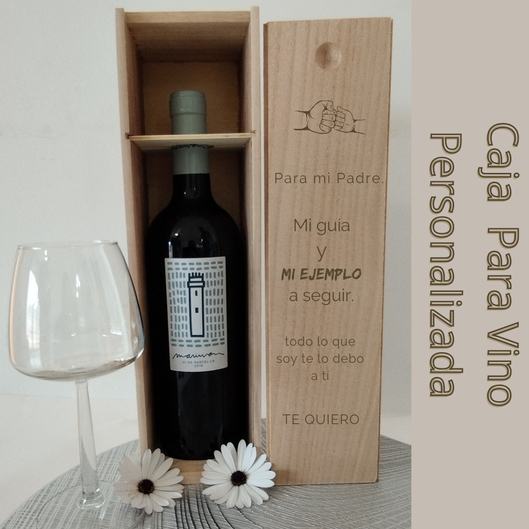 CAJA DE VINO PERSONALIZADA