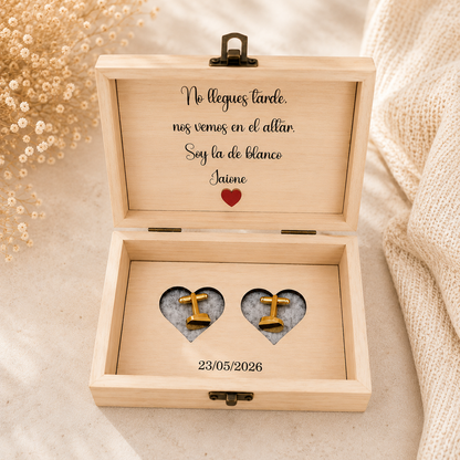 caja para gemelos, caja de gemelos personalizada, caja de madera para gemelos, caja regalo para hombre, caja personalizada para hombre, regalo para novio, regalo para novio boda, regalo para el novio, gemelos de boda, caja para gemelos de boda, regalo boda novio, detalle para novio, regalo personalizado boda, caja de madera personalizada, regalo personalizado hombre, porta gemelos, estuche para gemelos, caja para accesorios de hombre, detalle especial para novio, regalo para padrino, regalo para marido, reg