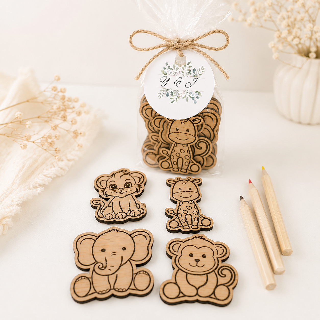 PACK DE ANIMALITOS PARA COLOREAR