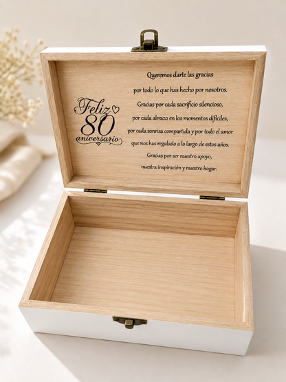 CAJA DE MADERA PERZONALIZADA  GRANDE