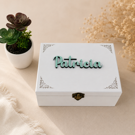 CAJA DE MADERA PERZONALIZADA  GRANDE