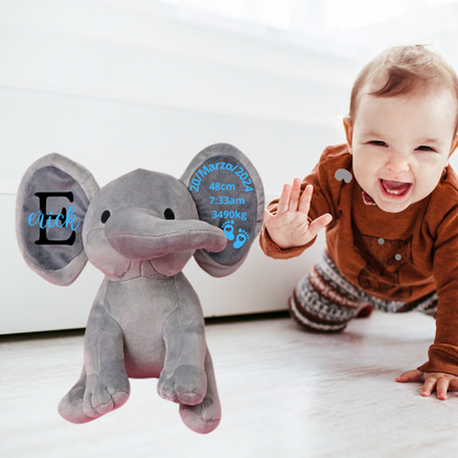 ELEFANTE DE PELUCHE PERSONALIZADO