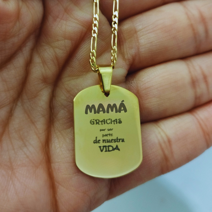 COLLAR DE ACERO PERSONALIZADO