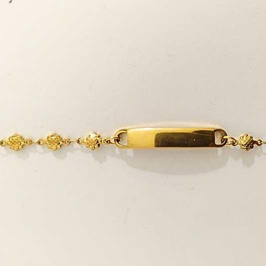 PULSERA DE ACERO  FLOR