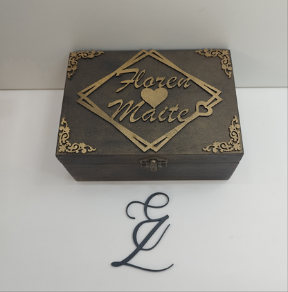 CAJA  VINTAGE PARA RELOJ PERSONALIZADA