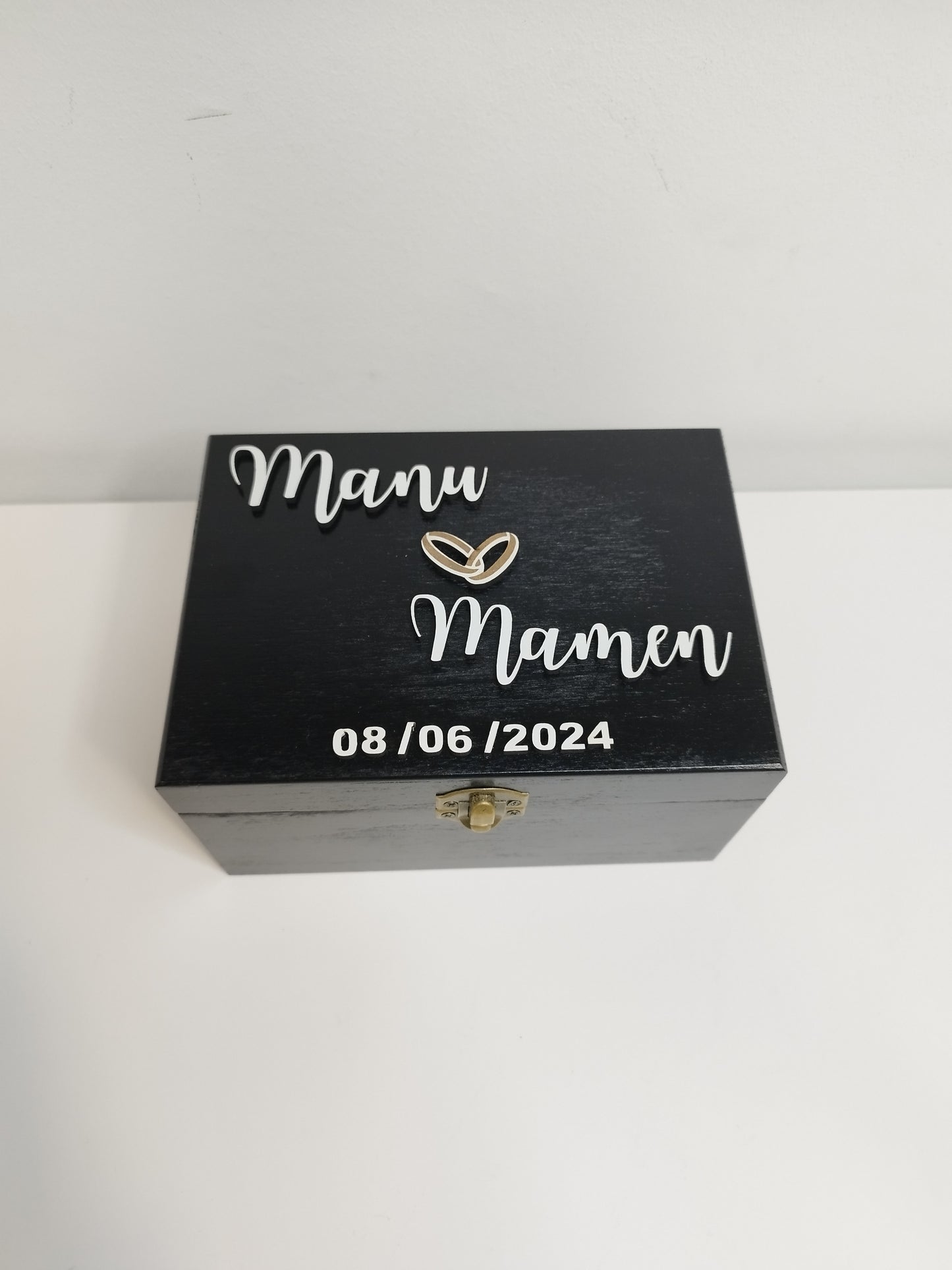 CAJA DE RELOJ PREMIUM NEGRA