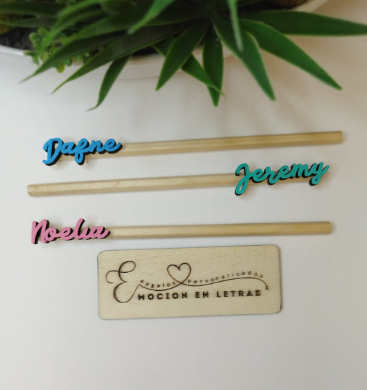 lapiz personalizado con nombre,lápiz personalizado,regalos infantiles, detalles bodas para niños,detalles infantiles , detalles para niños