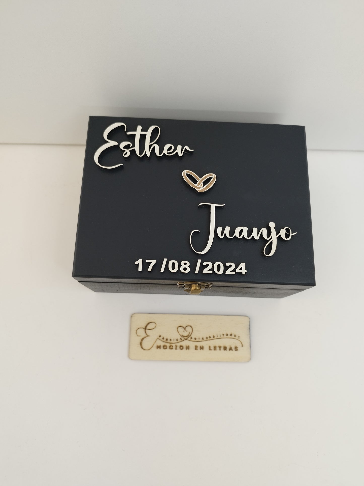 CAJA DE RELOJ PREMIUM NEGRA