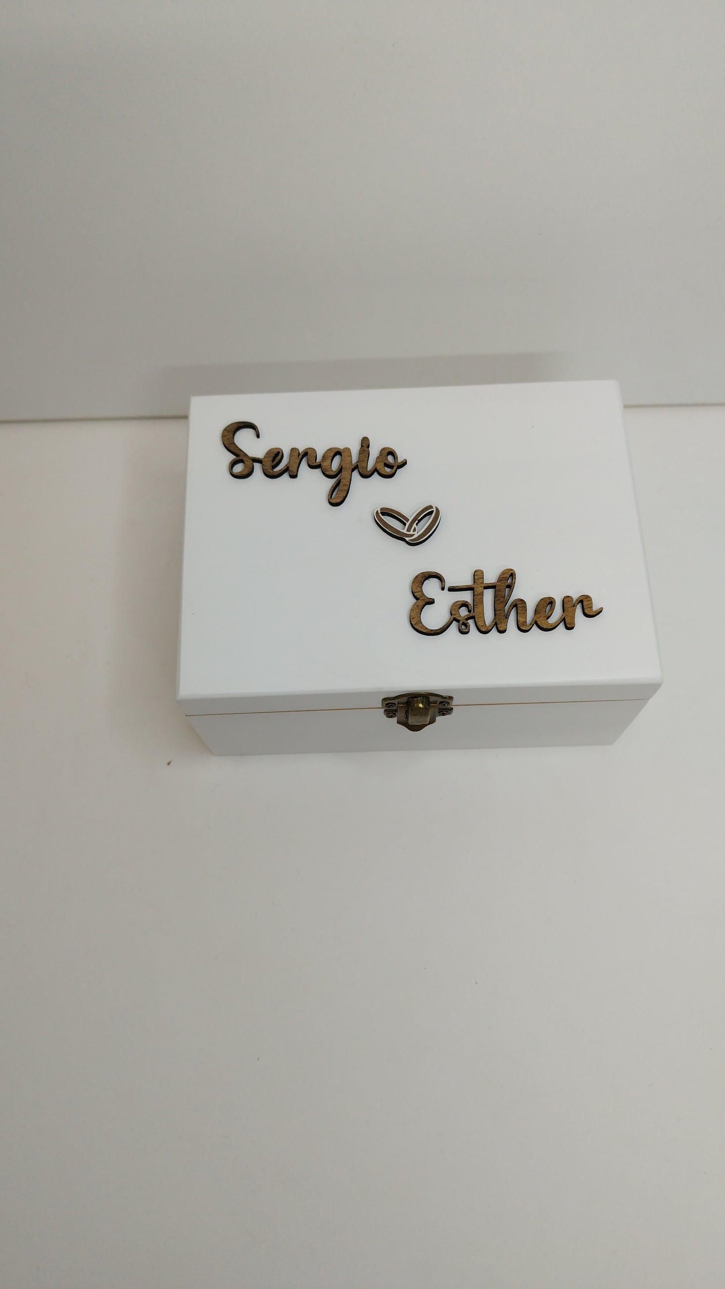 CAJA DE RELOJ  CLÁSICA BLANCA