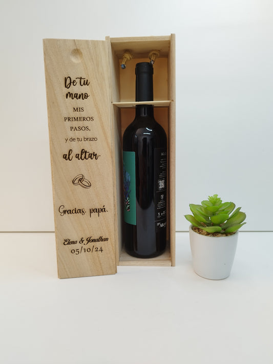 CAJA DE VINO PERSONALIZADA