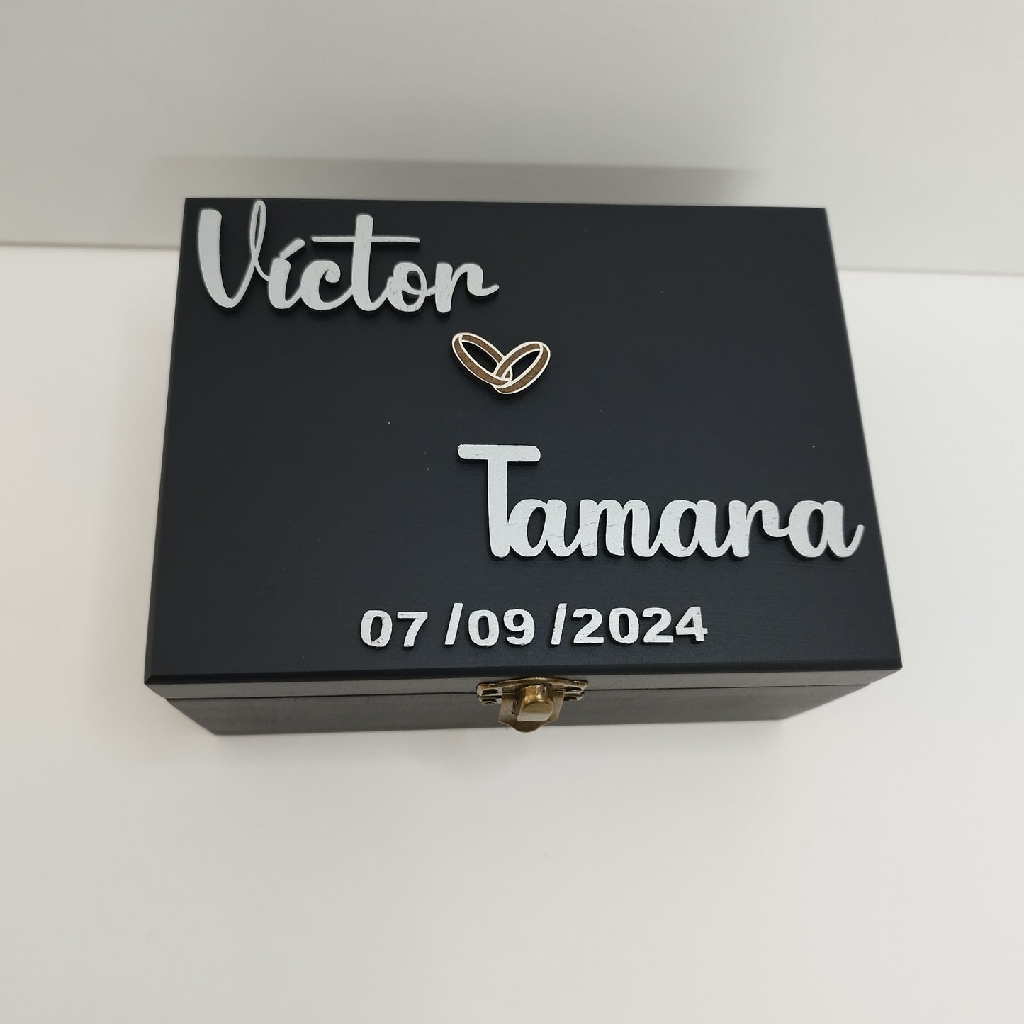 CAJA DE RELOJ PREMIUM NEGRA