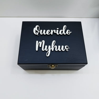 CAJA  DE RELOJ  PARA HOMBRE PERSONALIZADA