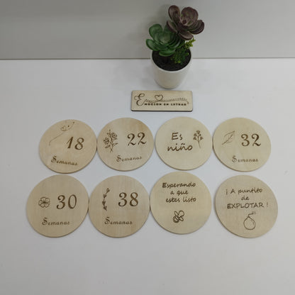 placas de embarazo , placas de embarazo personalizadas , cuenta embarazo personalizado