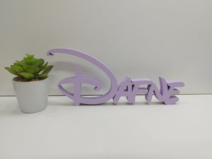 Nombre personalizado inspirado en Disney