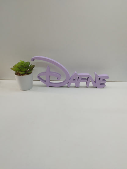 Nombre personalizado inspirado en Disney