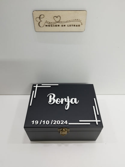 CAJA  DE RELOJ  PARA HOMBRE PERSONALIZADA
