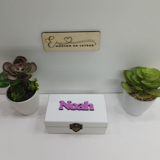 CAJA DE MADERA PERSONALIZADA PEQUEÑA