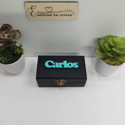 CAJA DE MADERA PERSONALIZADA PEQUEÑA