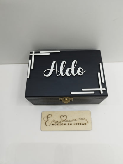 CAJA  DE RELOJ  PARA HOMBRE PERSONALIZADA