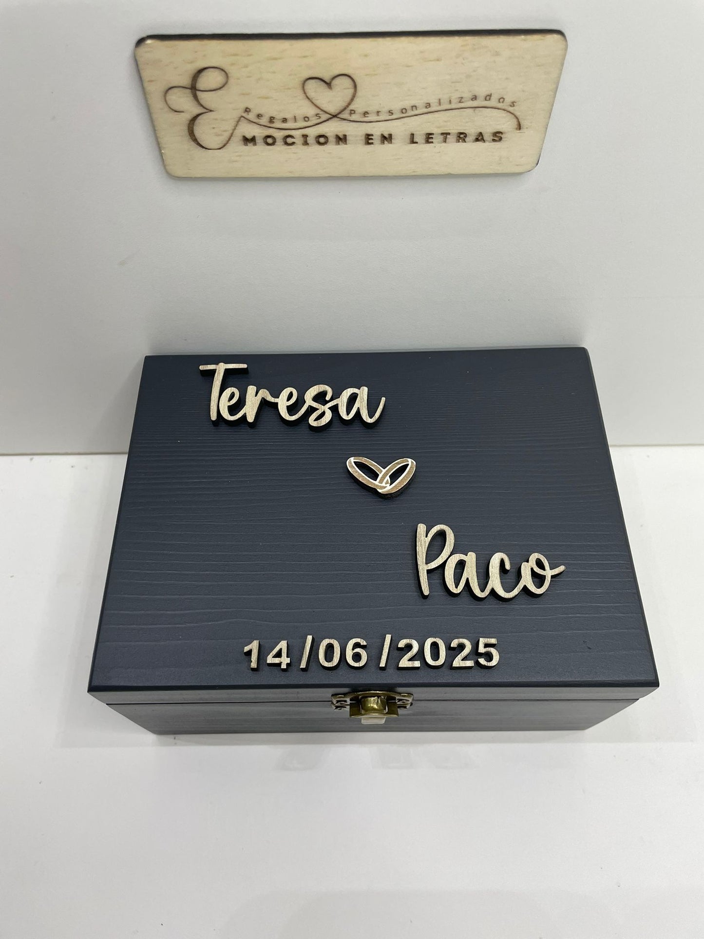 CAJA DE RELOJ PREMIUM NEGRA