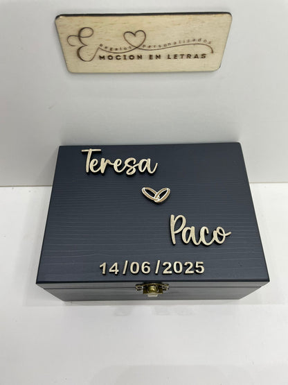 CAJA DE RELOJ PREMIUM NEGRA