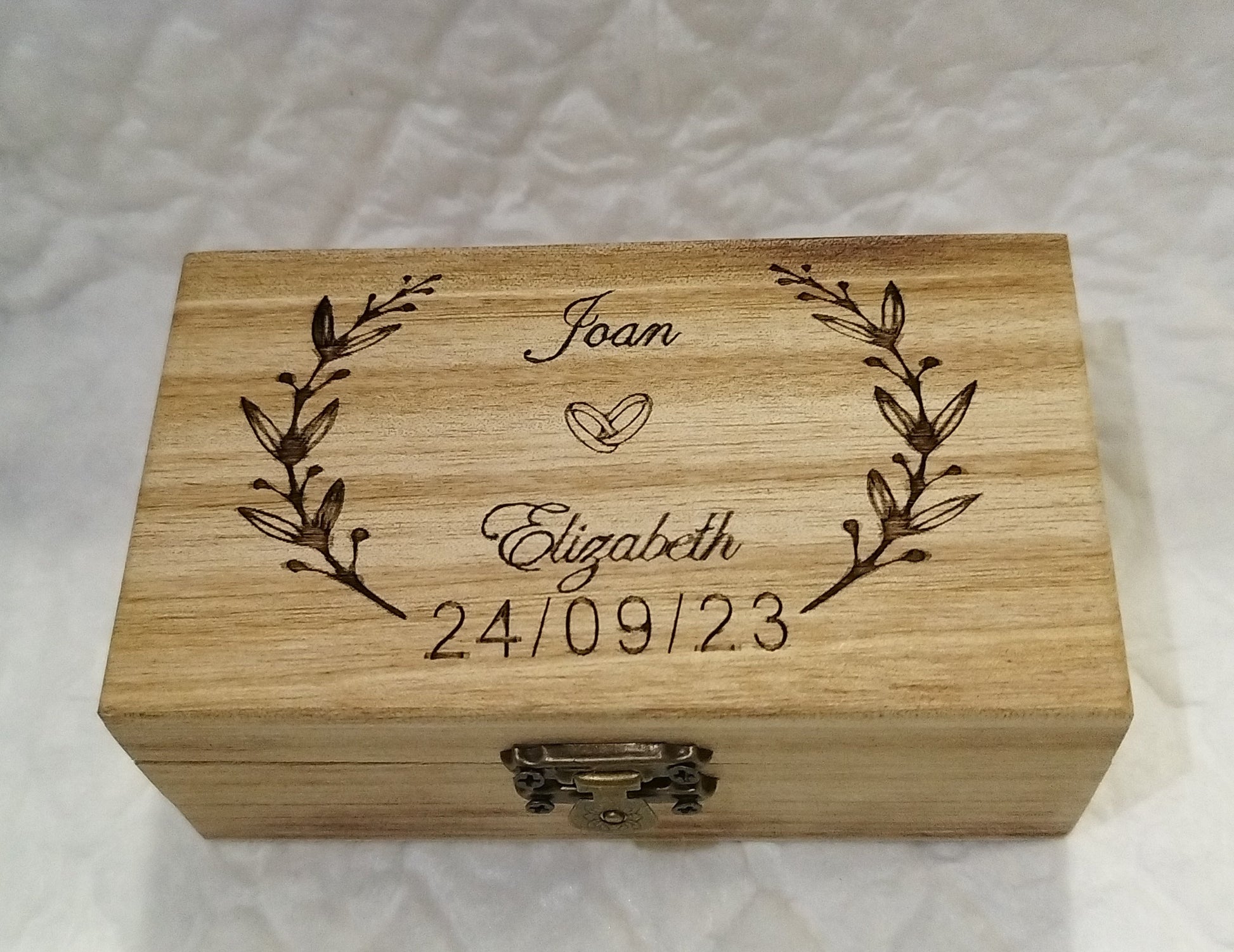 caja para anillos boda, porta alianzas, porta arras, anillos novios , caja de madera personalizada para boda