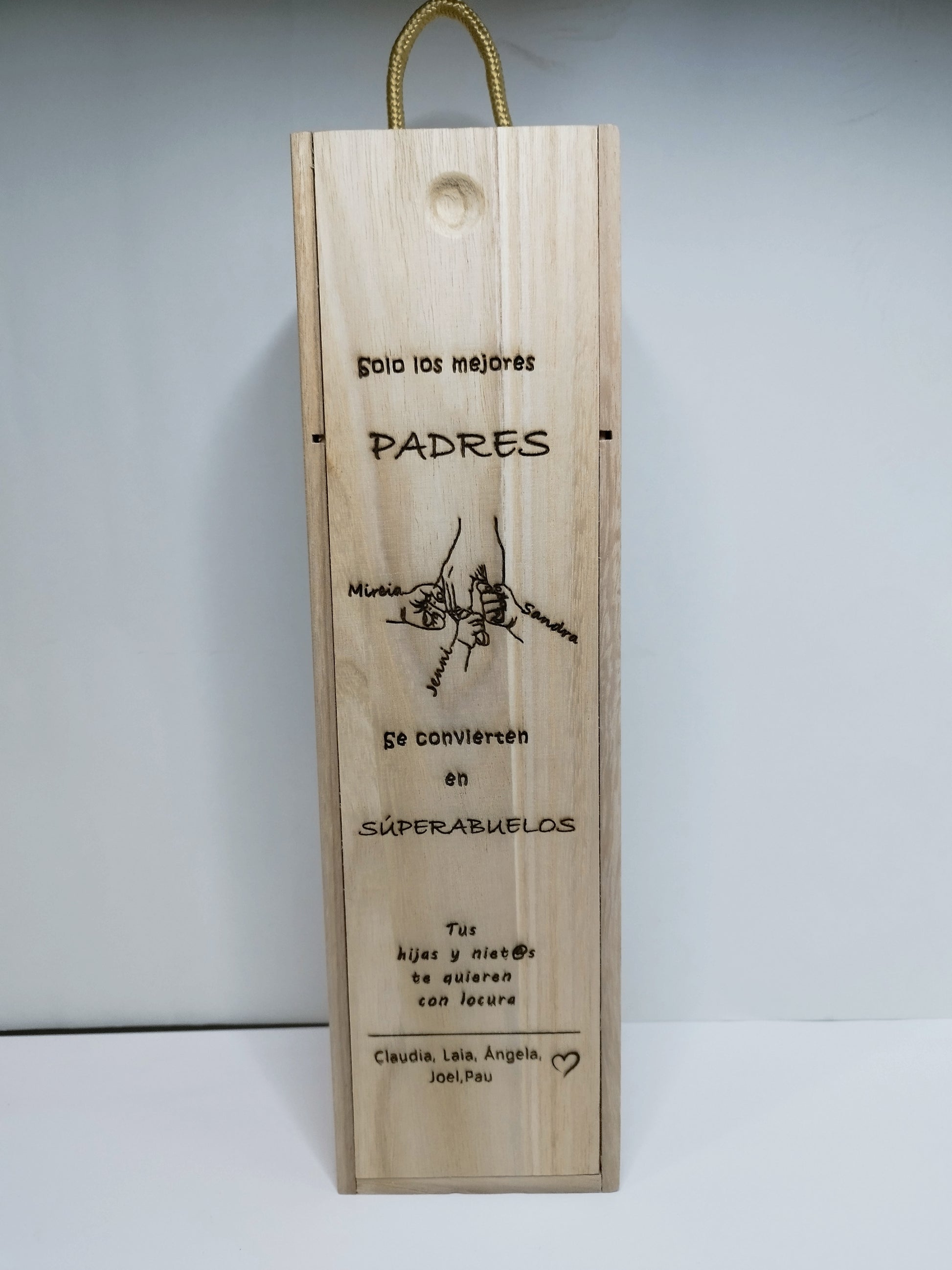 caja de vino personalizada