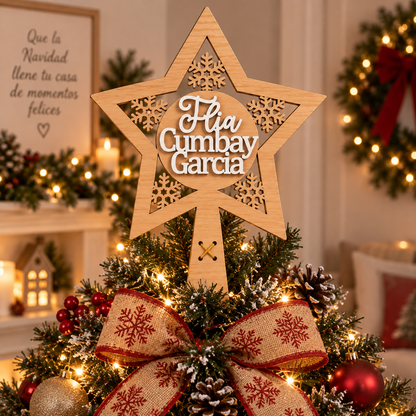 estrella para árbol de Navidad, estrella Navidad personalizada, estrella personalizada para árbol, estrella de Navidad con nombre, estrella con nombres, estrella personalizada familia, estrella con apellidos, estrella árbol personalizada, adorno navideño personalizado, adorno para árbol de Navidad, decoración navideña personalizada, estrella de madera personalizada, estrella de madera Navidad, decoración árbol Navidad, regalo personalizado Navidad, regalo de Navidad original, estrella Navidad con frase, est
