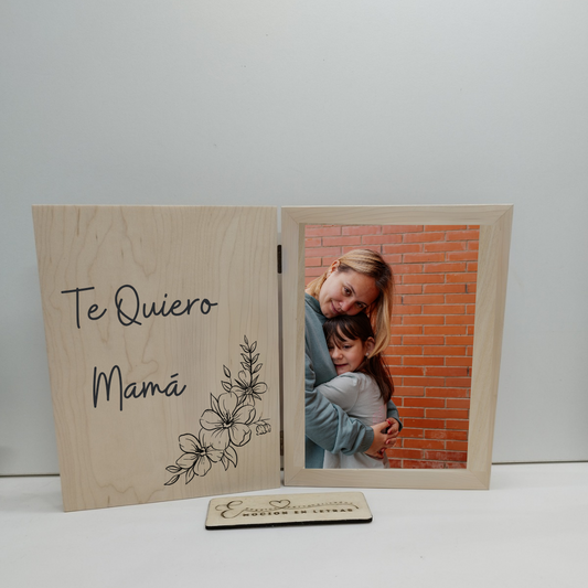 marco de fotos personalizado de madera, marco de fotos boda , marco de fotos para papá, marco de fotos para mamá, ideas de regalo para el día de la madre , marco de fotos para comunion, marco de fotos para bautizo , regalo dia de la madre , marco de fotos personalizado