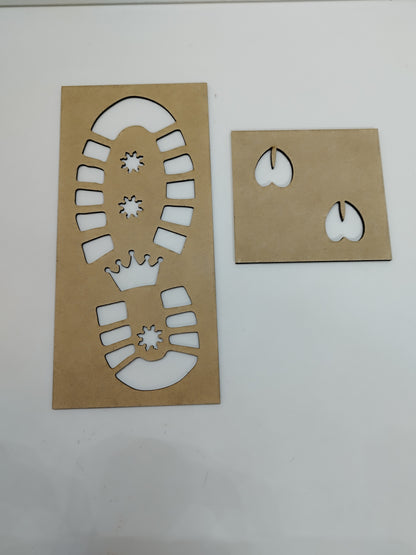 HUELLAS DE PAPÁ NOEL O REYES MAGOS