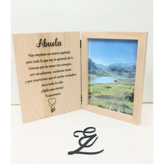 MARCO DE FOTOS EN FORMA DE LIBRO
marco de fotos personalizado

marco de fotos de madera

portafotos personalizado

marco de fotos grabado

marco de fotos con nombre

marco de fotos con frase

marco de fotos artesanal

marco de fotos original

marco de fotos hecho a mano