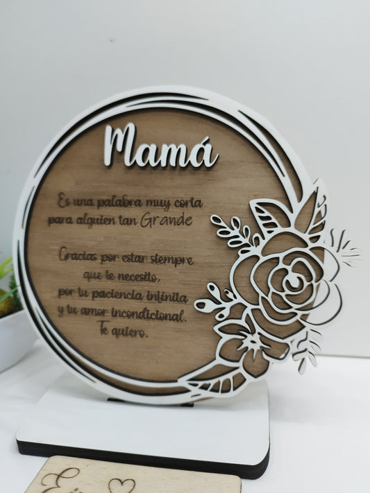 PLACA DE MADERA