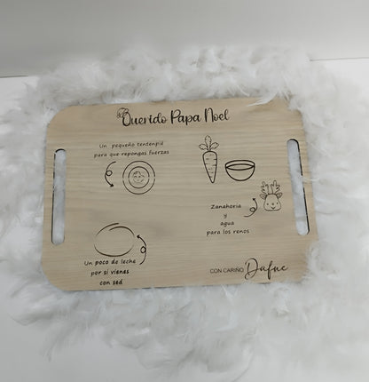 BANDEJA MÁGICA PARA PAPÁ NOEL O REYES MAGOS