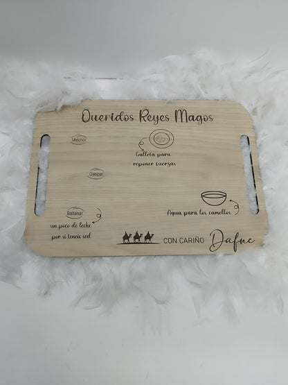 BANDEJA MÁGICA PARA PAPÁ NOEL O REYES MAGOS