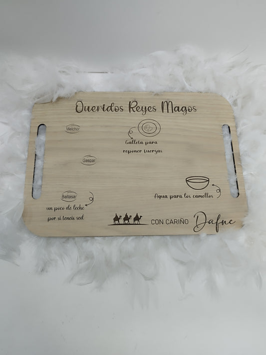 BANDEJA MÁGICA PARA PAPÁ NOEL O REYES MAGOS
